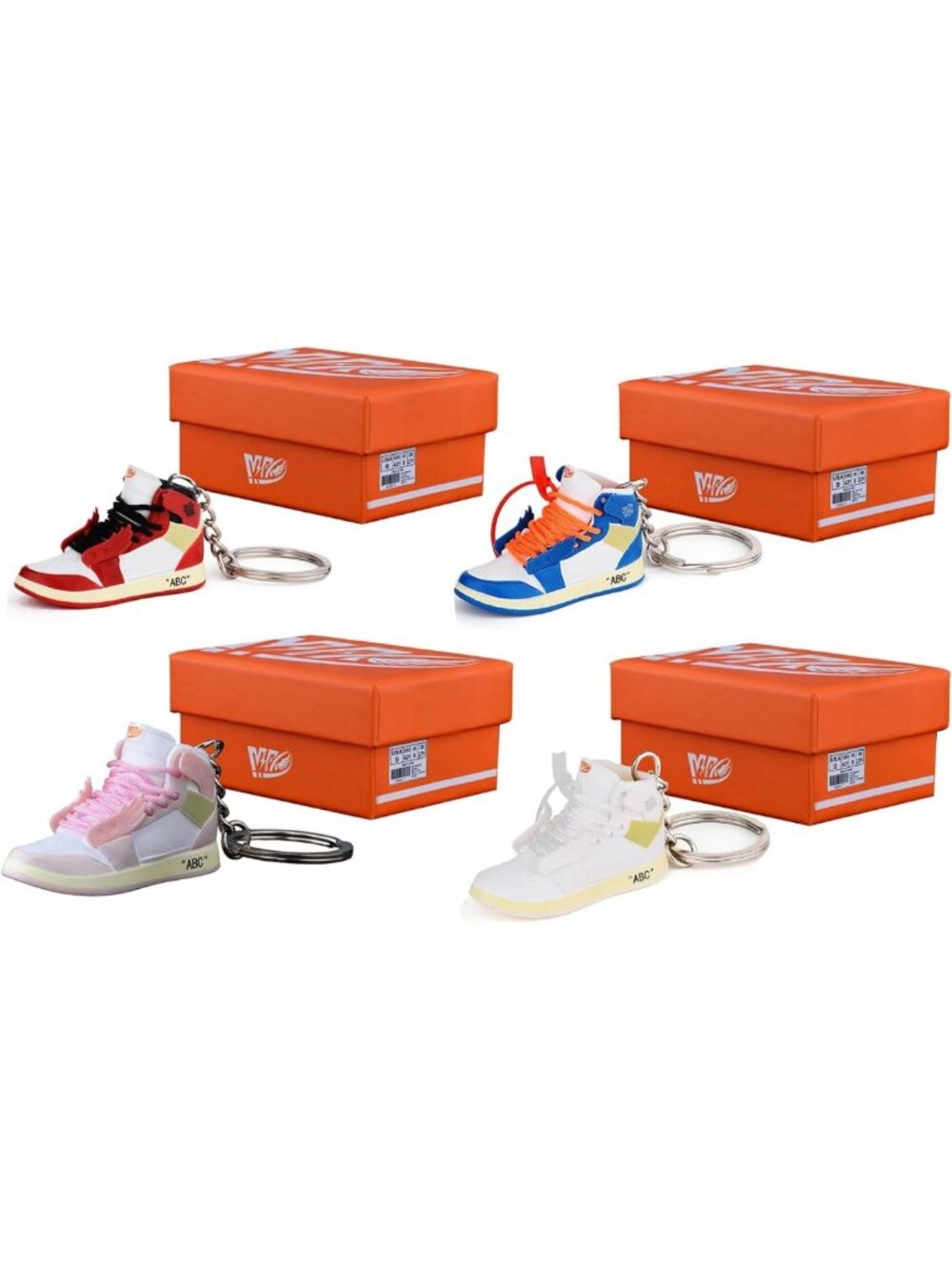 3D Mini Shoe Keychain - Fun Novelty Gadget for Birthdays & Party Favors